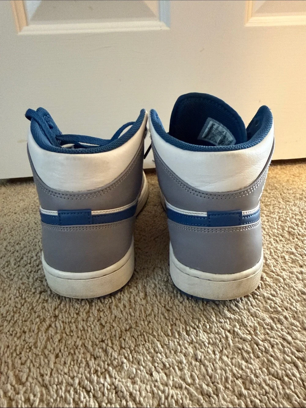 Size 9 Air Jordan 1 Mid ‘Cement True Blue’